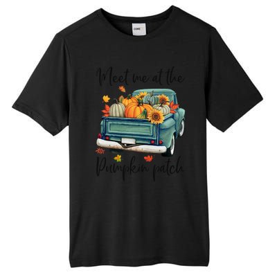 Meet Me At The Pumpkin Patch Halloween Thanksgiving Great Gift Tall Fusion ChromaSoft Performance T-Shirt