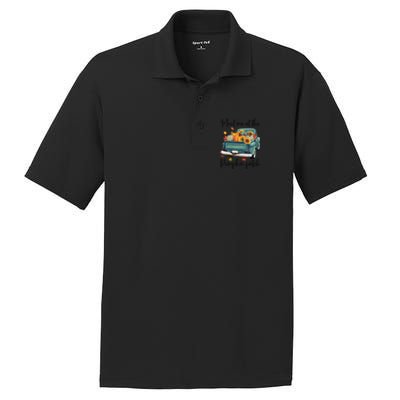 Meet Me At The Pumpkin Patch Halloween Thanksgiving Great Gift PosiCharge RacerMesh Polo