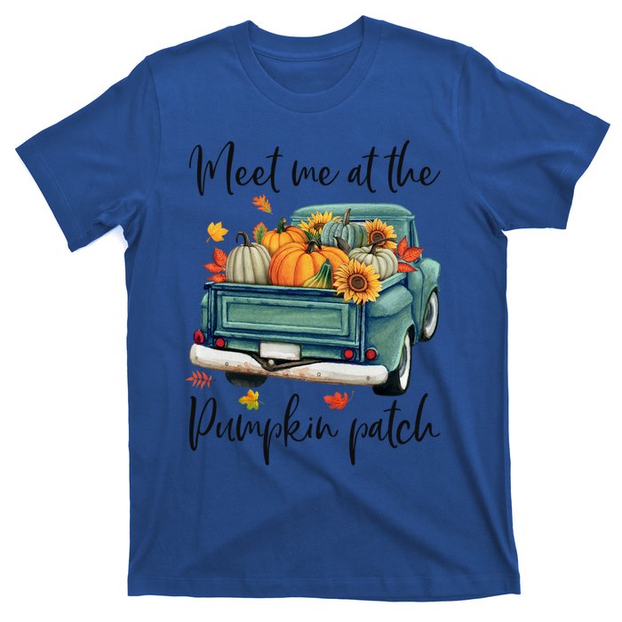 Meet Me At The Pumpkin Patch Halloween Thanksgiving Great Gift T-Shirt