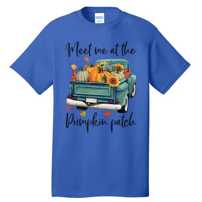 Meet Me At The Pumpkin Patch Halloween Thanksgiving Great Gift Tall T-Shirt