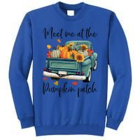 Meet Me At The Pumpkin Patch Halloween Thanksgiving Great Gift Tall Sweatshirt