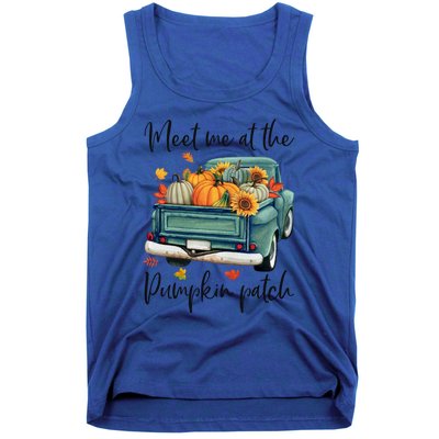 Meet Me At The Pumpkin Patch Halloween Thanksgiving Great Gift Tank Top