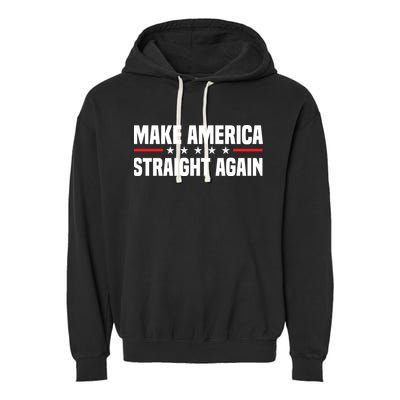 MASA Make America Straight Again Garment-Dyed Fleece Hoodie