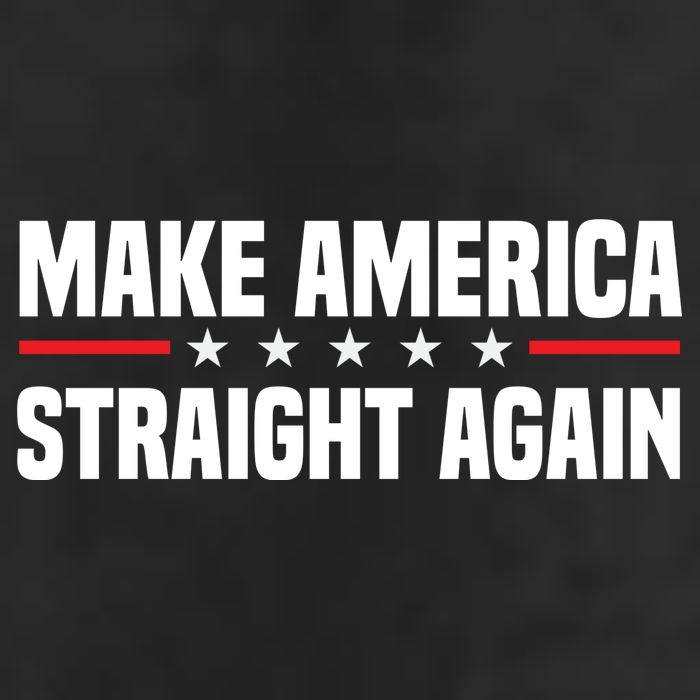 MASA Make America Straight Again 7 Panel Mesh Trucker Snapback Hat