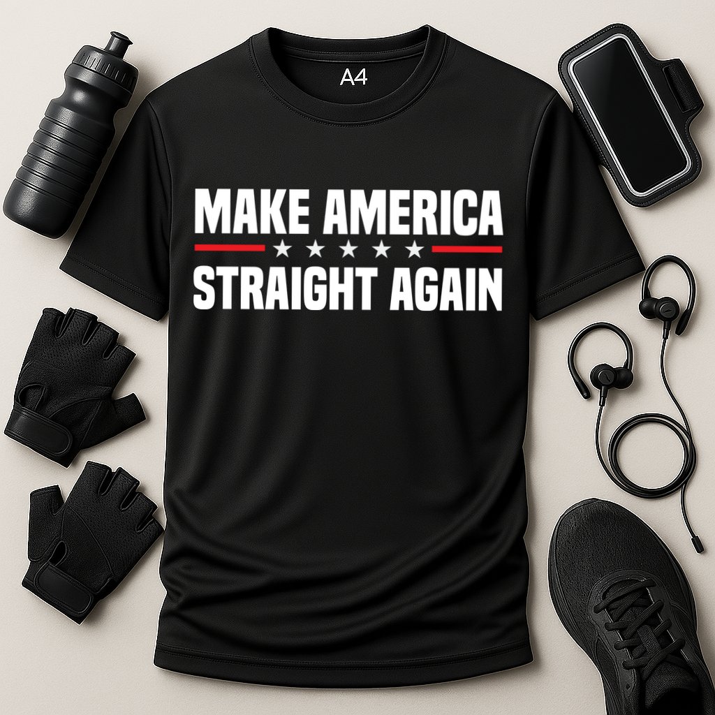 MASA Make America Straight Again Cooling Performance Crew T-Shirt