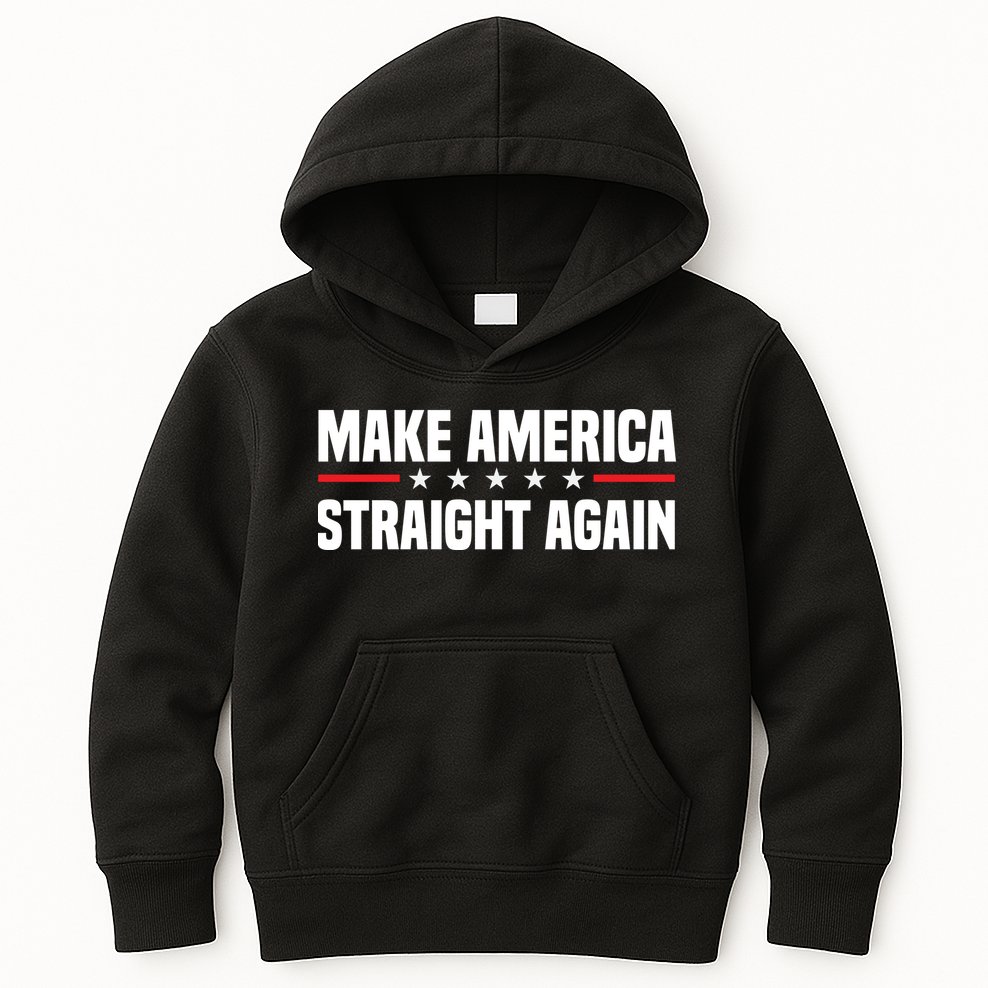 MASA Make America Straight Again Kids Hoodie