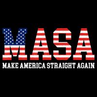 MASA Make America Straight Again Drawstring Bag
