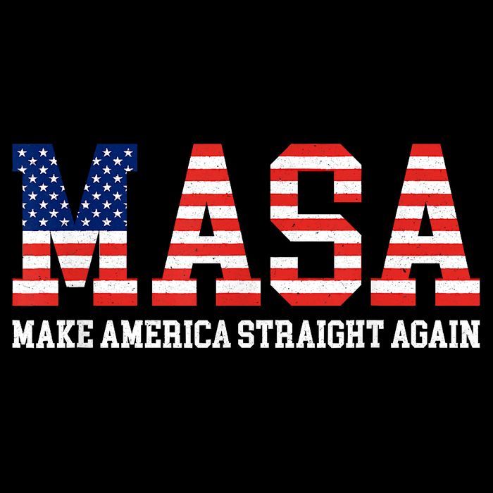 MASA Make America Straight Again Drawstring Bag