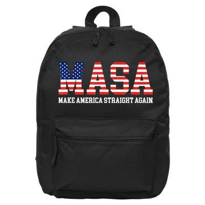 MASA Make America Straight Again 16 in Basic Backpack