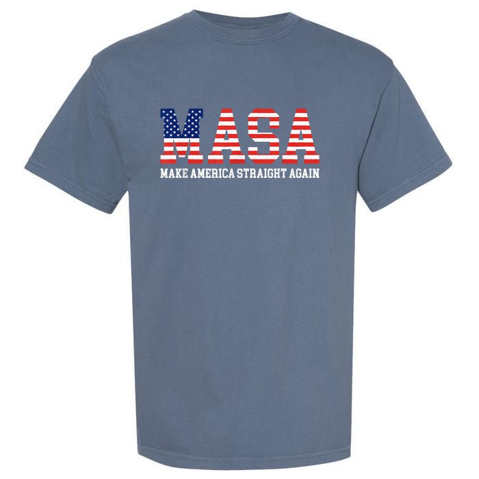 MASA Make America Straight Again Garment-Dyed Heavyweight T-Shirt