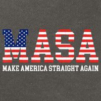 MASA Make America Straight Again Cotton Canvas Backpack