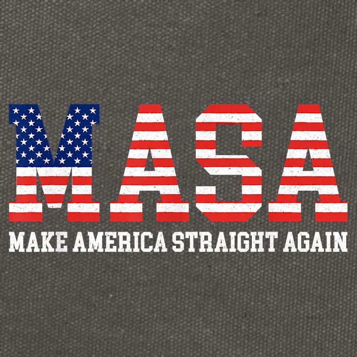 MASA Make America Straight Again Cotton Canvas Backpack