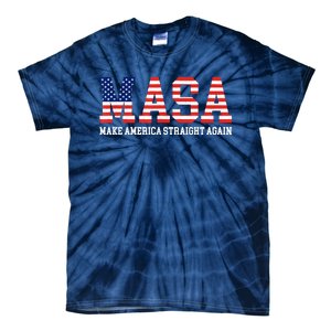 MASA Make America Straight Again Tie-Dye T-Shirt