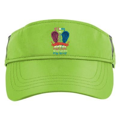 Mom My Angel She May Be Out Sight Never Gone From My Heart Gift Adult Drive Performance Visor