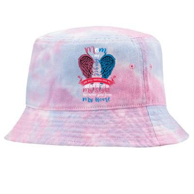 Mom My Angel She May Be Out Sight Never Gone From My Heart Gift Tie-Dyed Bucket Hat