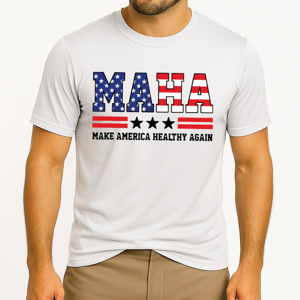 Maha Make America Healthy Again Us Patriotic Cooling Performance Crew T-Shirt