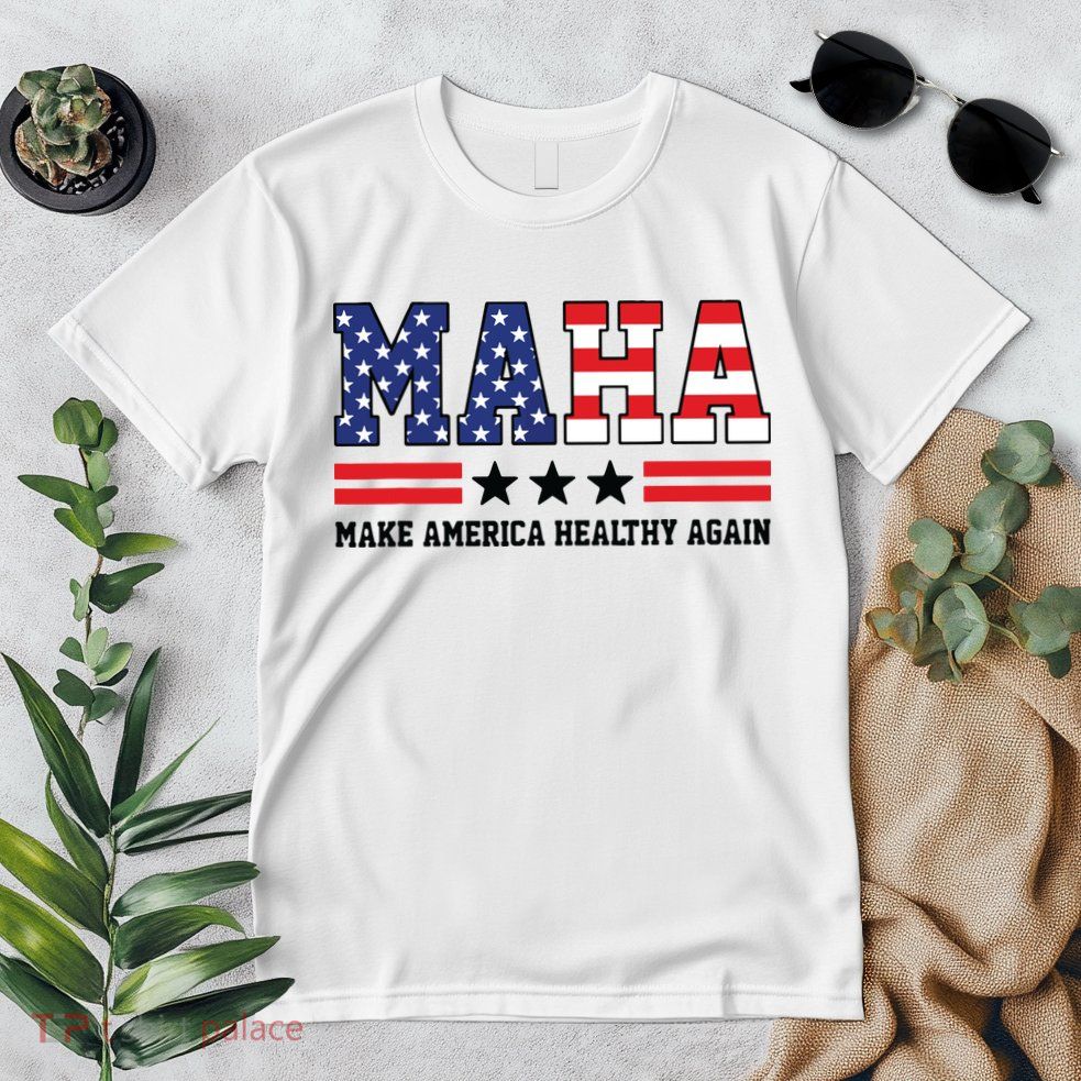 Maha Make America Healthy Again Us Patriotic Premium T-Shirt