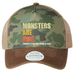 My Monsters Are Real Legacy Tie Dye Trucker Hat