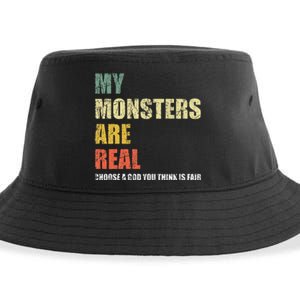 My Monsters Are Real Sustainable Bucket Hat