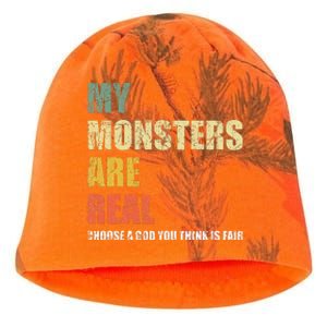 My Monsters Are Real Kati - Camo Knit Beanie