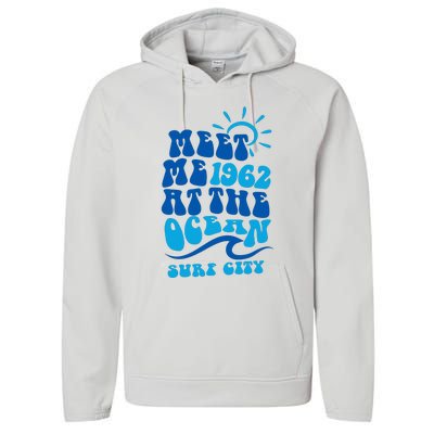 Meet Me At The Ocean Performance Fleece Hoodie