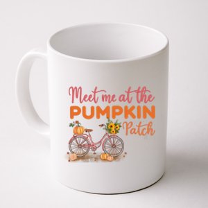 Meet Me At The Pumpkin Patch Halloween Costum Thanksgiving Funny Gift Coffee Mug