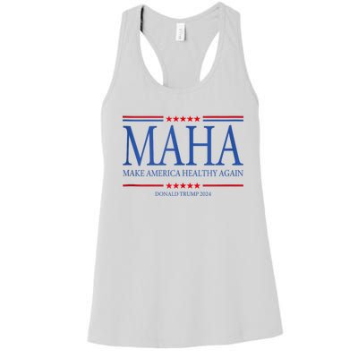 Maha Make America Healthy Women's Racerback Tank