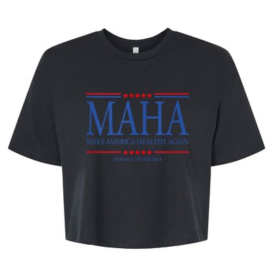 Maha Make America Healthy Bella+Canvas Jersey Crop Tee