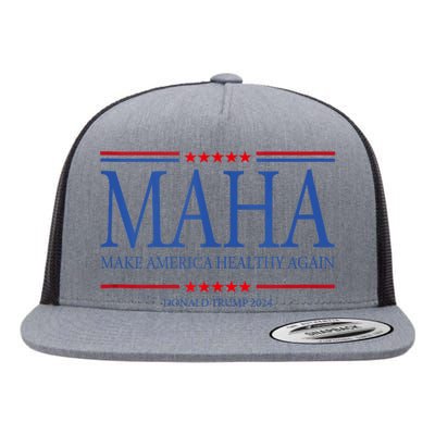 Maha Make America Healthy Flat Bill Trucker Hat