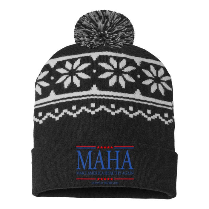 Maha Make America Healthy USA-Made Snowflake Beanie