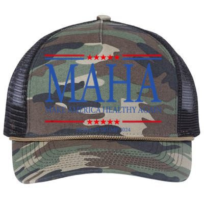 Maha Make America Healthy Retro Rope Trucker Hat Cap