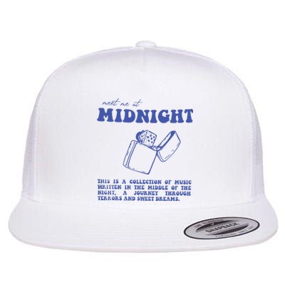 Meet Me At The Midnight Flat Bill Trucker Hat