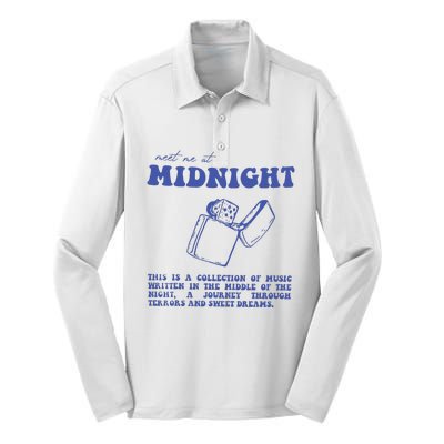 Meet Me At The Midnight Silk Touch Performance Long Sleeve Polo