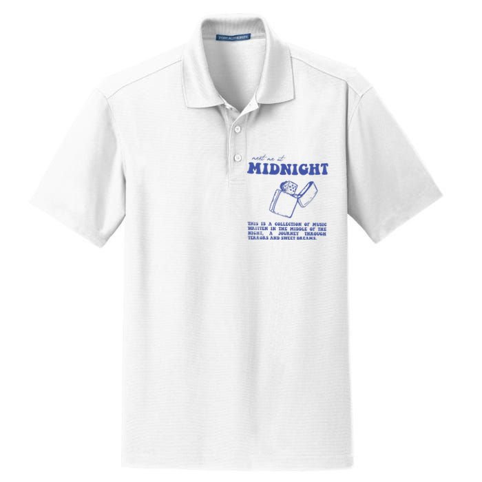 Meet Me At The Midnight Dry Zone Grid Polo