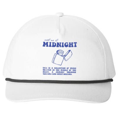 Meet Me At The Midnight Snapback Five-Panel Rope Hat