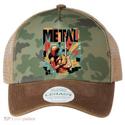 Metal Music Abstract Legacy Tie Dye Trucker Hat