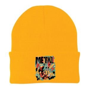 Metal Music Abstract Knit Cap Winter Beanie