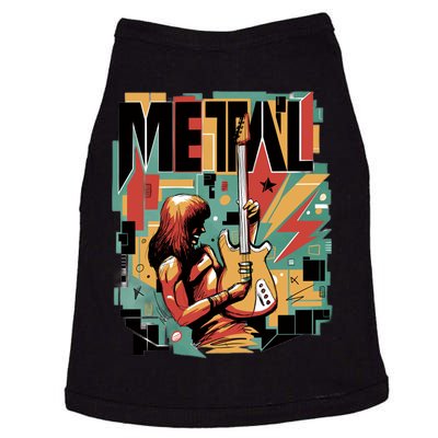 Metal Music Abstract Doggie Tank