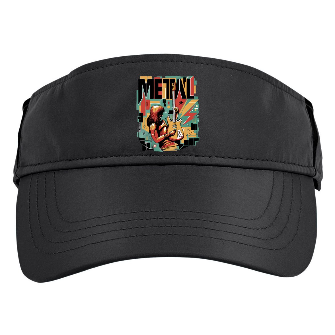 Metal Music Abstract Adult Drive Performance Visor