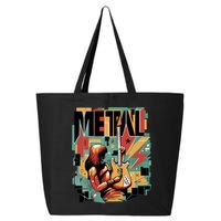 Metal Music Abstract 25L Jumbo Tote