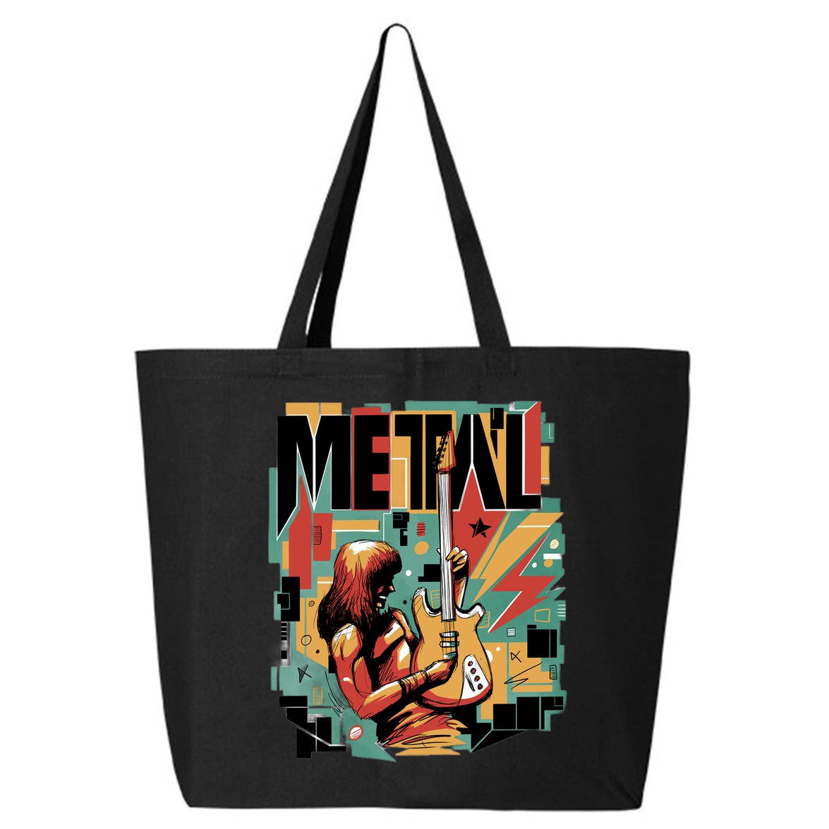 Metal Music Abstract 25L Jumbo Tote