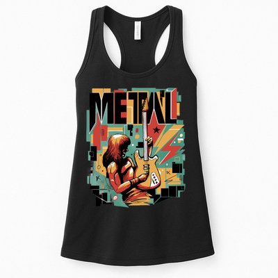 Metal Music Abstract Womens Tank Top