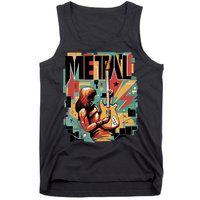 Metal Music Abstract Tank Top