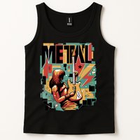 Metal Music Abstract Tank Top