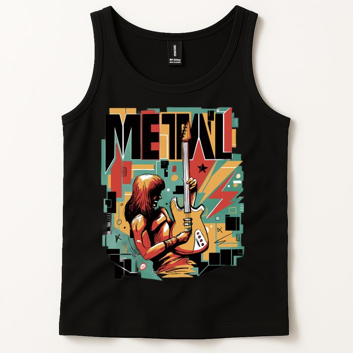 Metal Music Abstract Tank Top