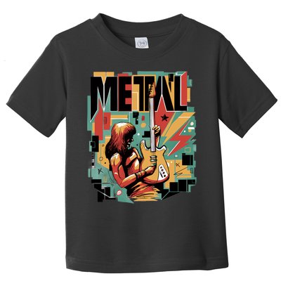 Metal Music Abstract Toddler T-Shirt