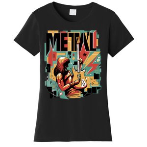 Metal Music Abstract Women's T-Shirt