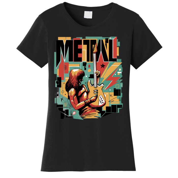 Metal Music Abstract Women's T-Shirt