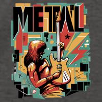 Metal Music Abstract Vector Backpack