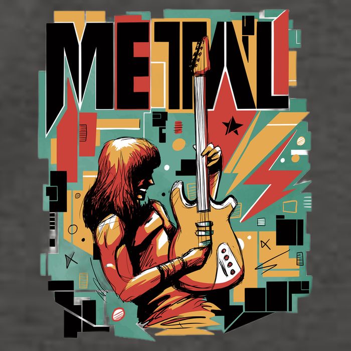 Metal Music Abstract Vector Backpack
